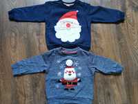 Bluzy, swetry świąteczne z Mikołajem