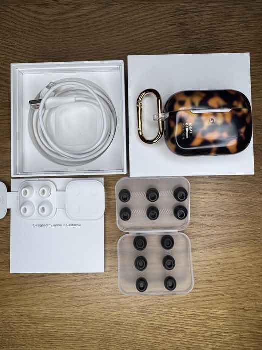 Apple AirPods Pro I gen. Cały komplet 100%