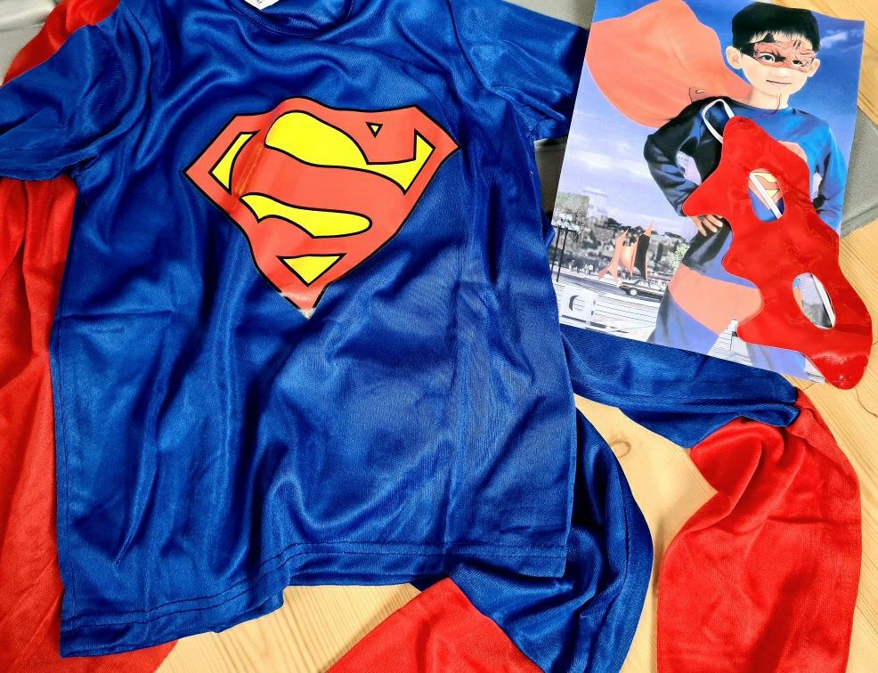 L 122-134 extra kostium przebranie Superman