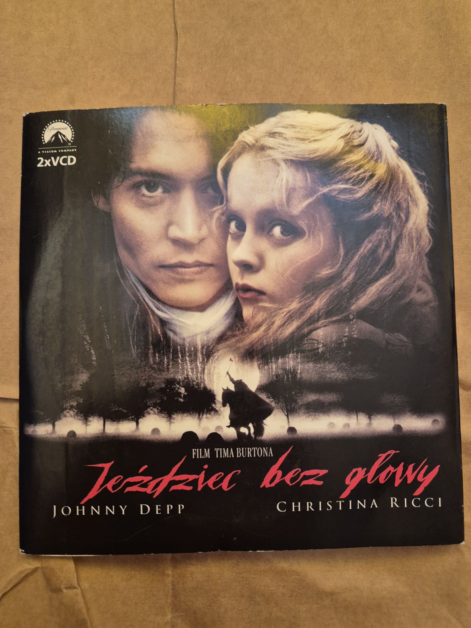 Film VCD Jeździec Bez Głowy Tim Burton Johnny Depp Christina Ricci