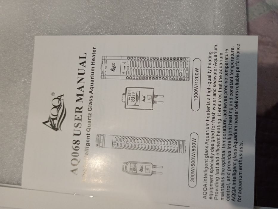 AQQA мощный обогреватель в аквариум пруд