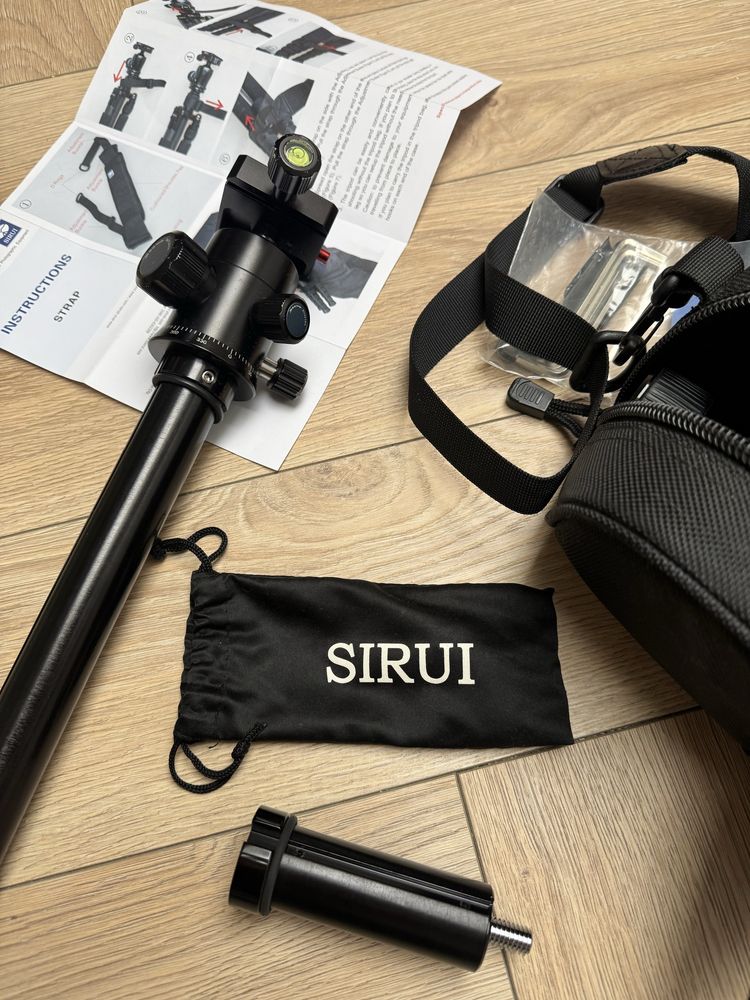 SIRUI T-2005X + G-X (10Xlub20X) Statyw profesjonalny z głowicą + TORBA