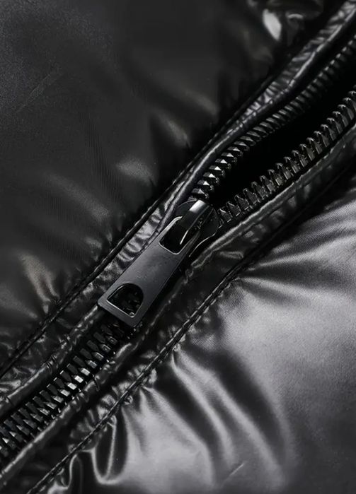 Куртка зимова чоловіча чорна пуховик