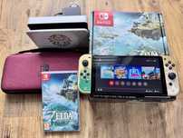 Nintendo Switch OLED Zelda Edition plus gra plus dodatki premium !