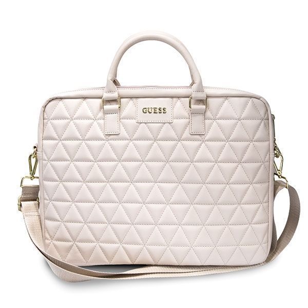 Guess Torba Gucb15Qlpk 16" Różowa/Pink Quilted