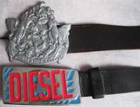 KLAMRA jedyna PASEK skóra DIESEL oryginał LEVIS armani LEE