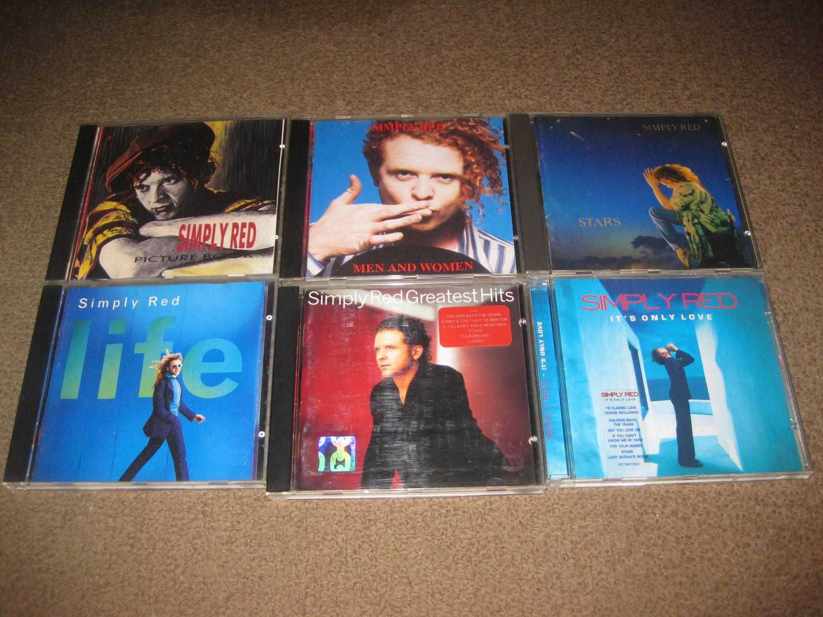 6 CDs dos "Simply Red" Portes Grátis!