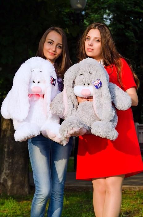 Плюшеві Зайчики 55 см!
