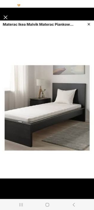 Materac ikea 90x200