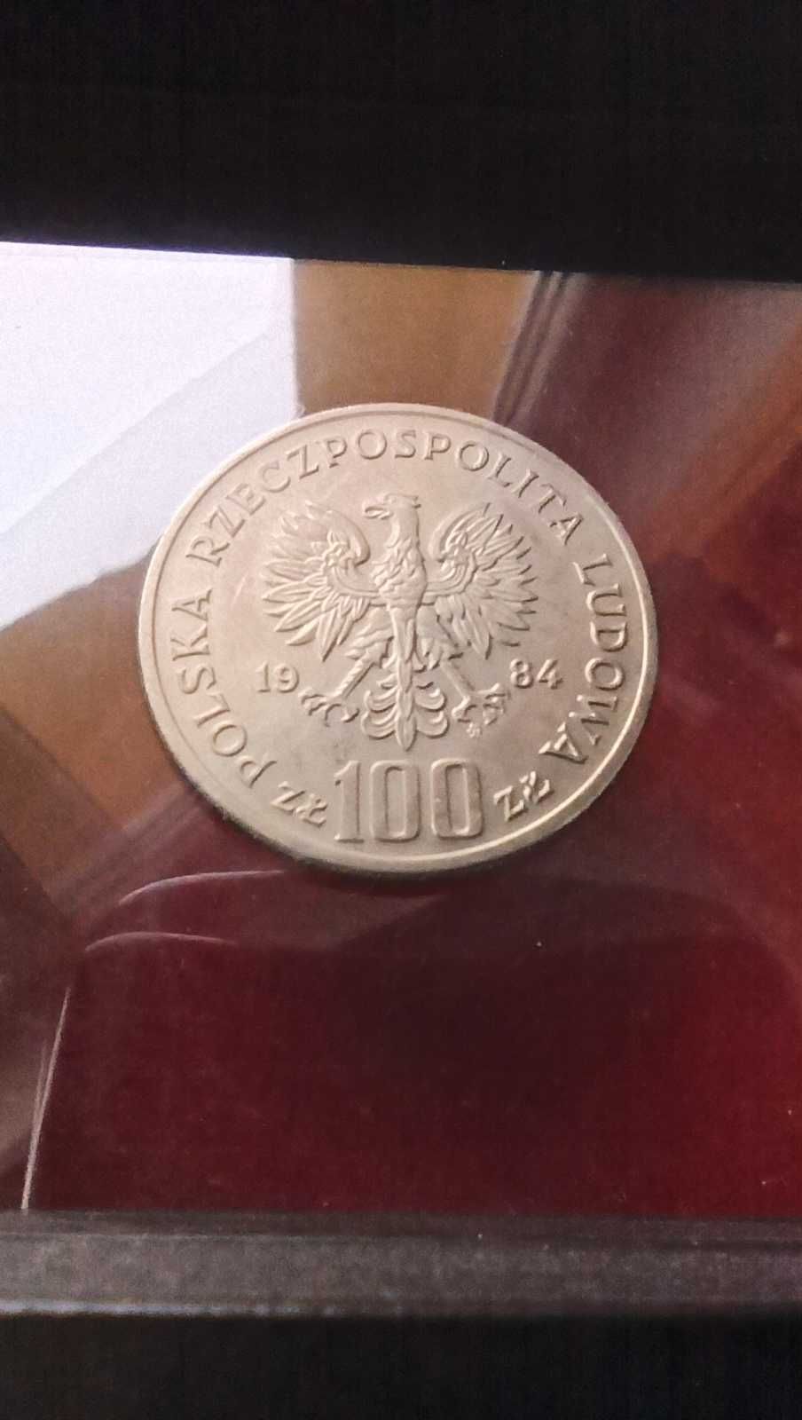 PRL, Moneta 100 złotych 40 Lat PRL 1984r. / Mennicza
