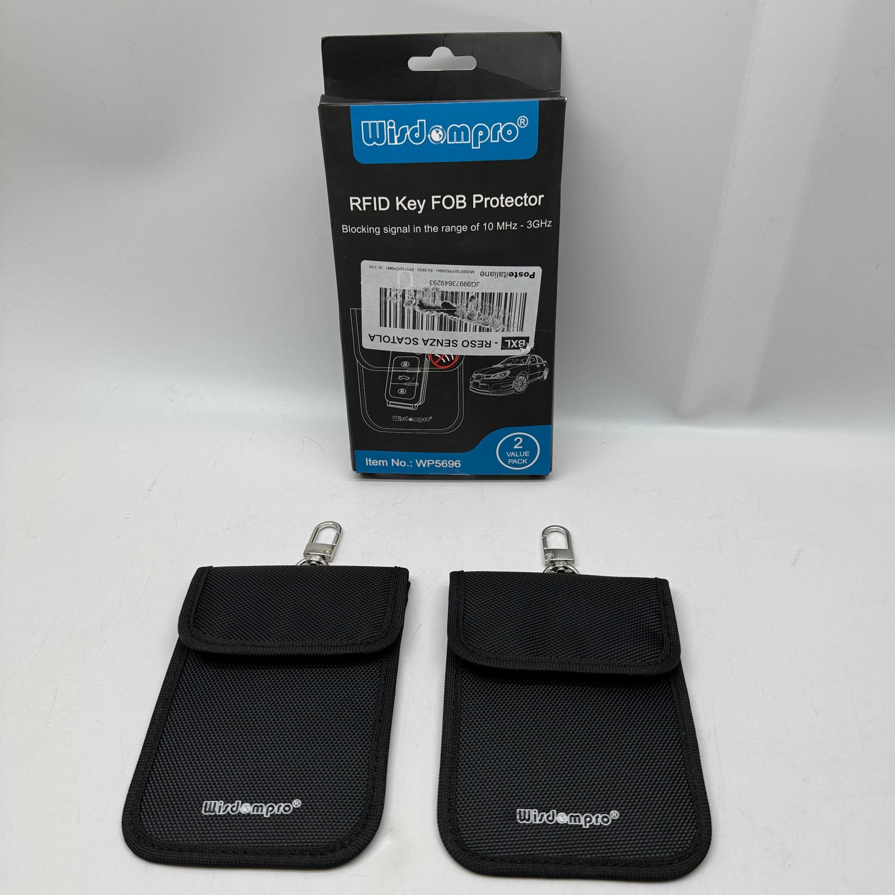 WISDOMPRO Etui antykradzieżowe na kluczyk Bloker RFID 10Mhz-3GHz