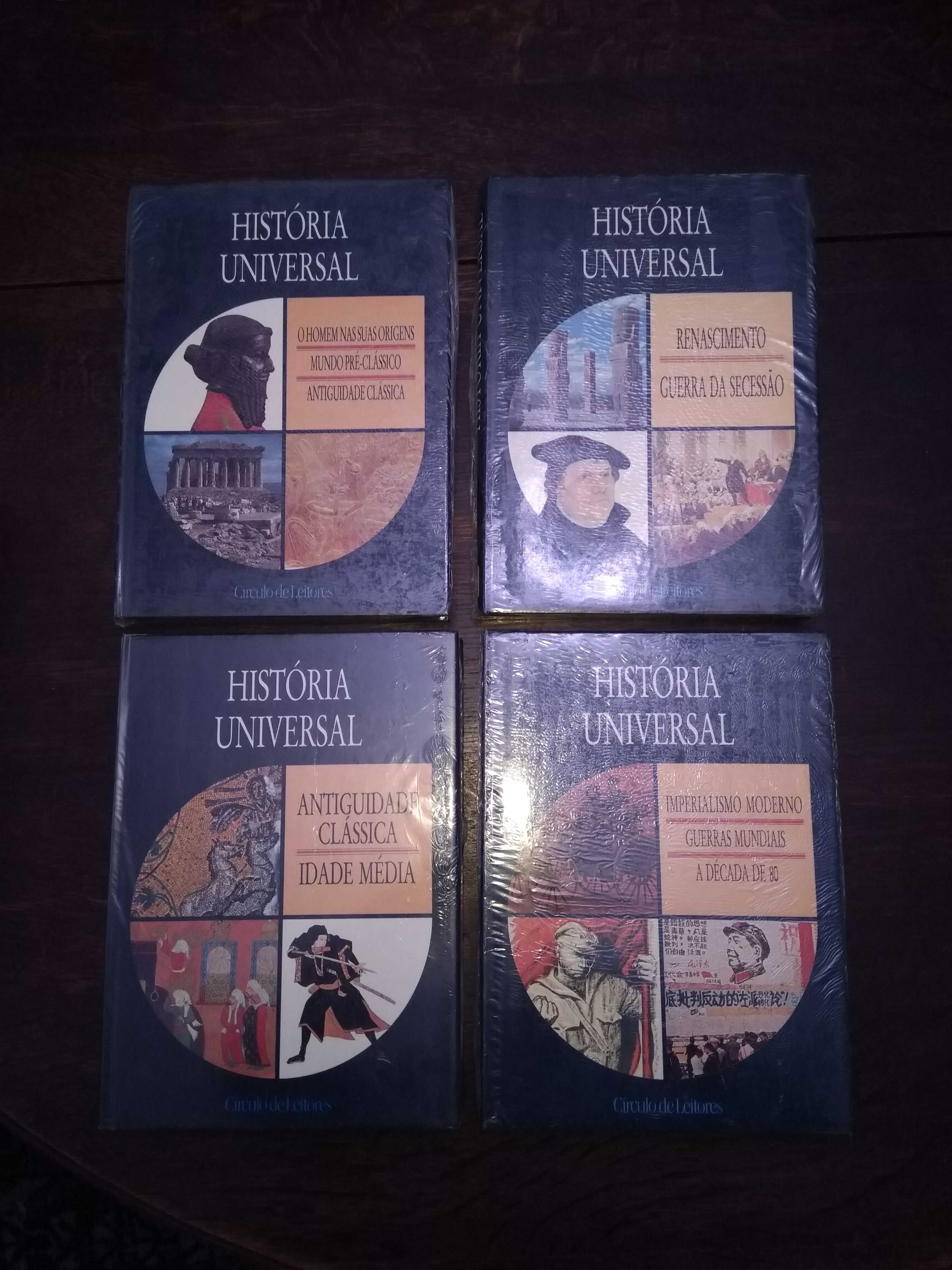 Livros História Universal NOVOS e Selados