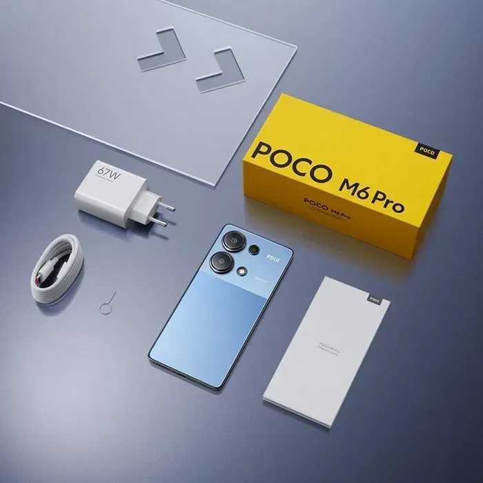 Смартфон Xiaomi POCO M6 Pro, 8/128 Гб, чорний.