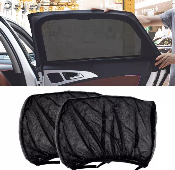 Pack duas cortinas pará sol para automóveis