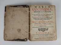Livro Séc. XVIII - Maria santíssima, mystica cidade de Deos - 1743