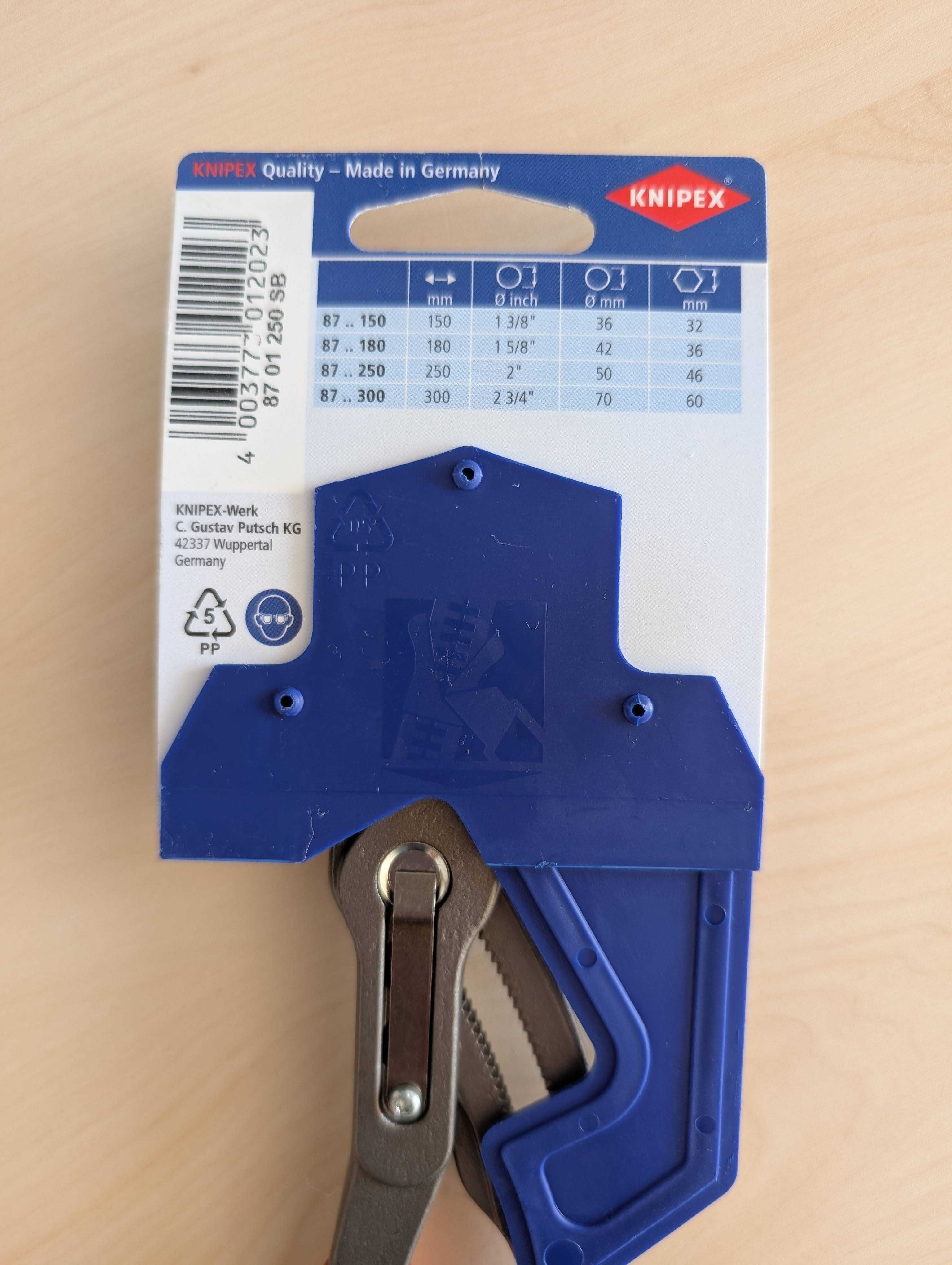 Szczypce nastawne Knipex Cobra 250 klucz do rur