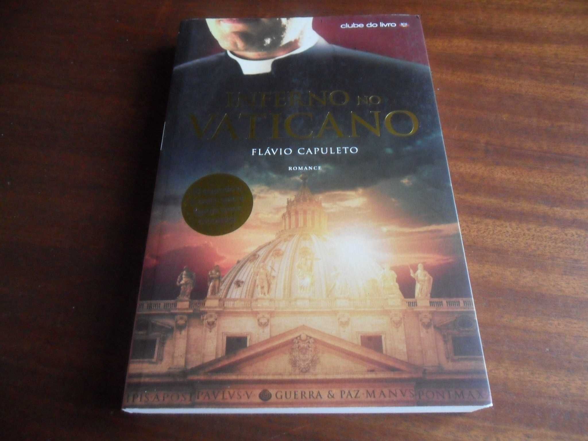 "Inferno no Vaticano" de Flávio Capuleto - 1ª Edição de 2014