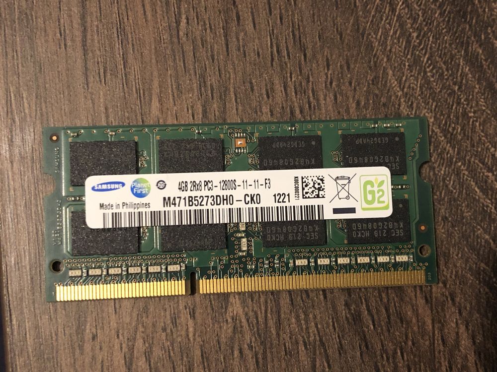 Memória RAM DDR3 4GB Samsung PC3 12800s CL11