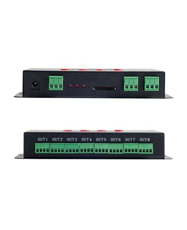 K-8000C Programowalny kontroler LED SPI/DMX RGB/RGBW