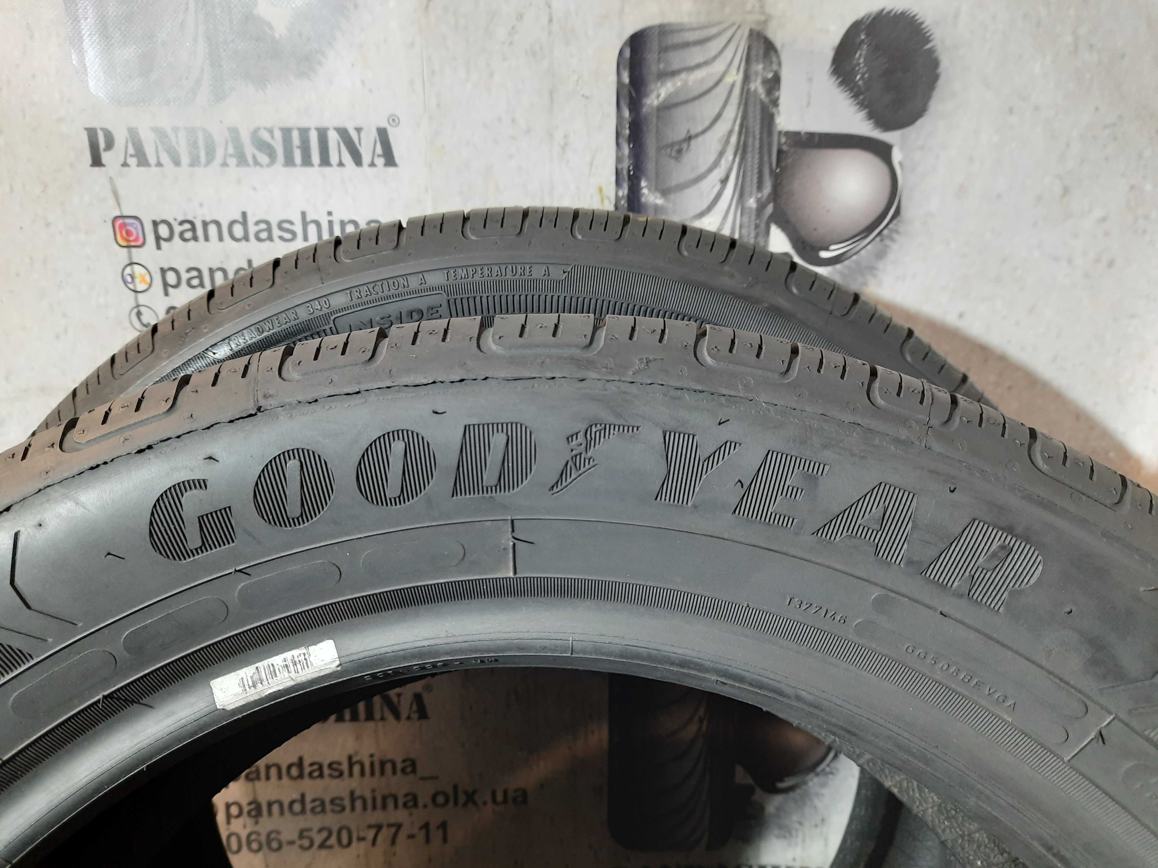 Шини 7,5мм 205/55 R17 GOODYEAR EfficientGrip Perfomance б/у літо склад