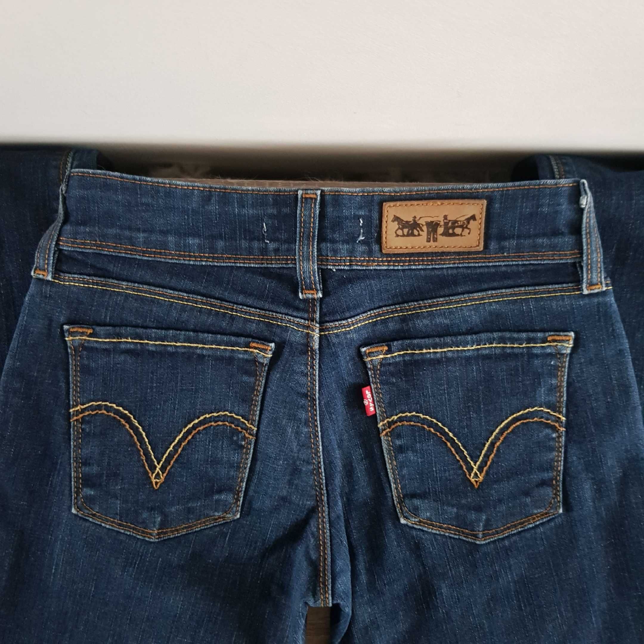 Jeansy Levis r 26/32 ,  Xs/S 571 slim fit