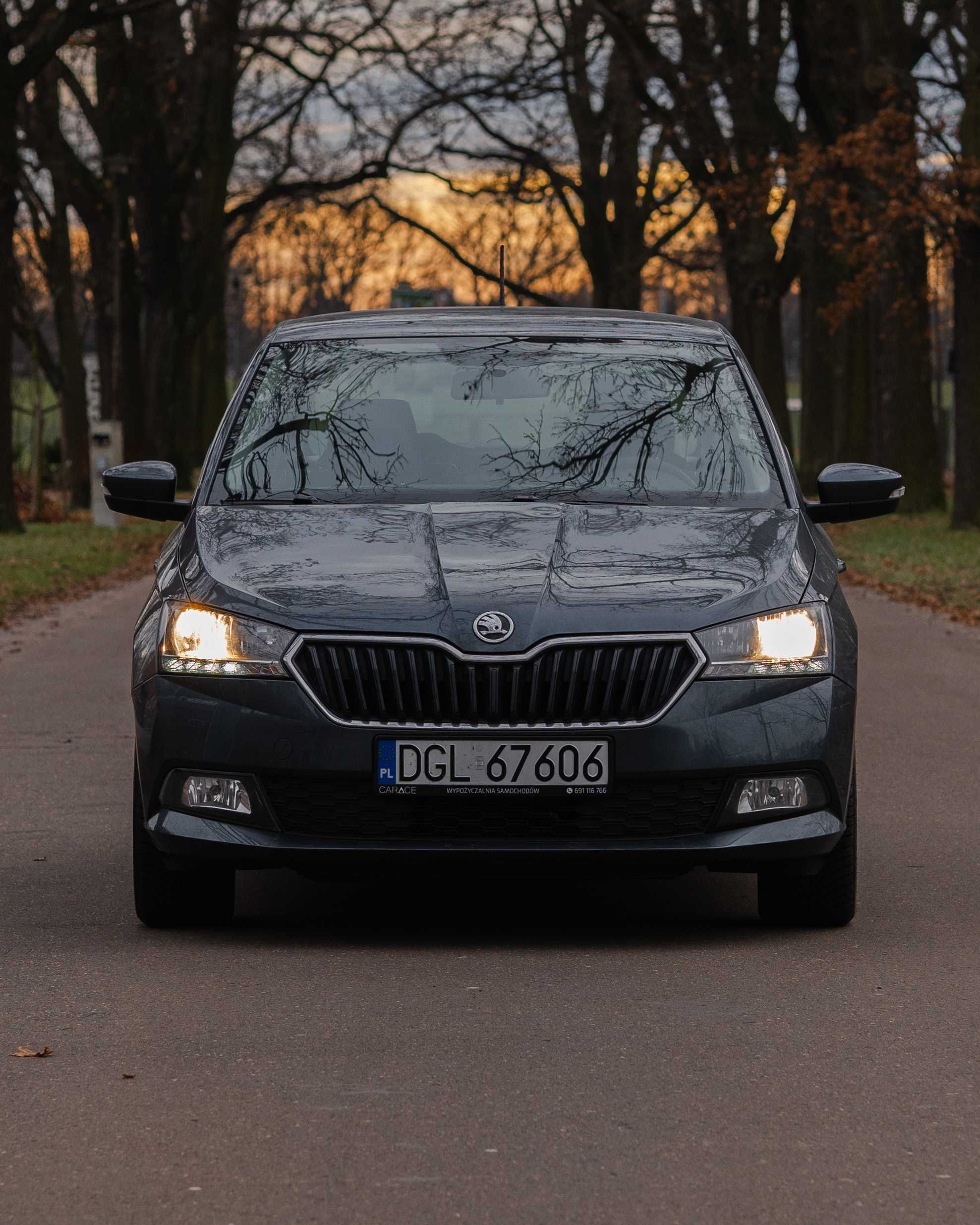 Wypożyczalnia  aut wynajem samochodów - Skoda Fabia LPG / 95 tsi