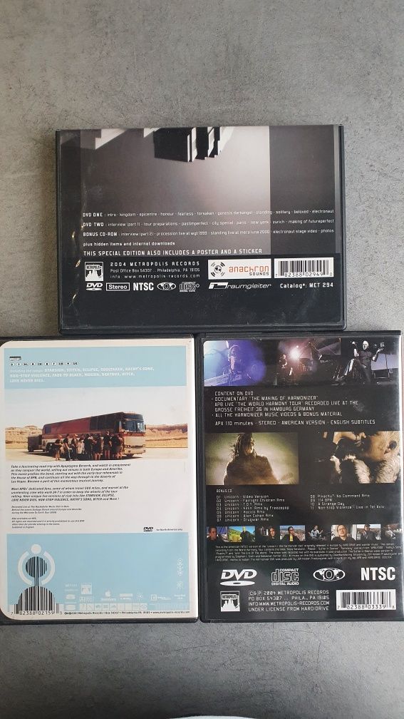 VNV Nation Apoptygma Berzerk DVD (future pop)