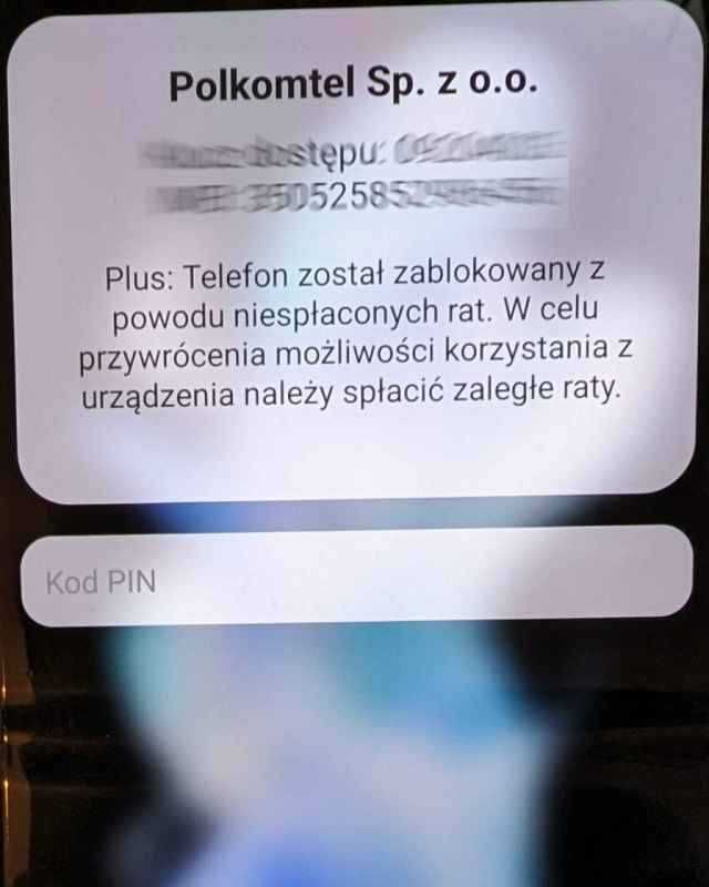 Odzyskiwanie Danych z Zablokowanego Telefonu - tzw "Blokada Ratalna"