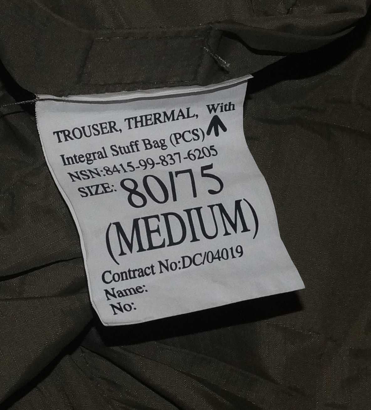 тёплый комплект куртка штаны Thermal Softie армии Великобритании M