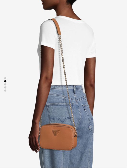 Mala de ombro GUESS Camel Original NOVA