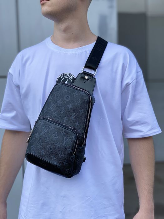 Чоловіча сумка Louis Vuitton мужская сумка через плечо слинг барсетка