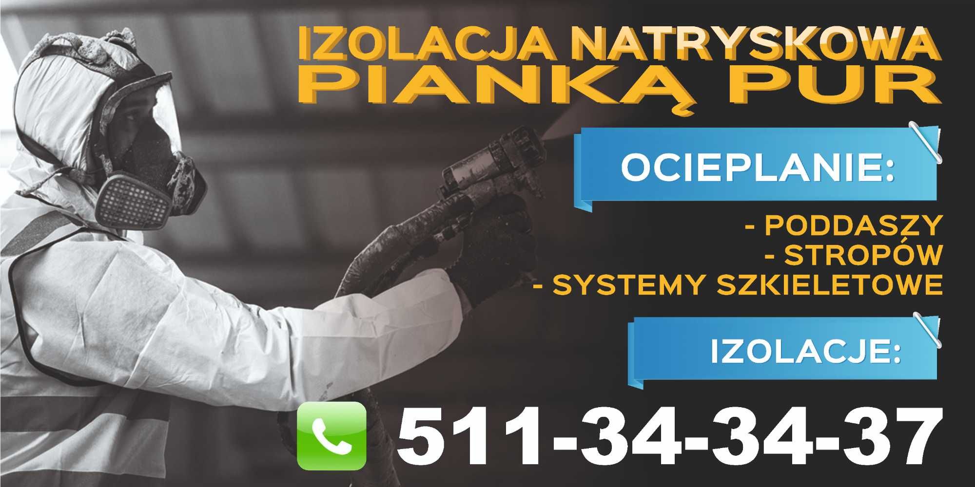 Ocieplanie poddasza dachu pianką pianą PUR, Wełną, kuny