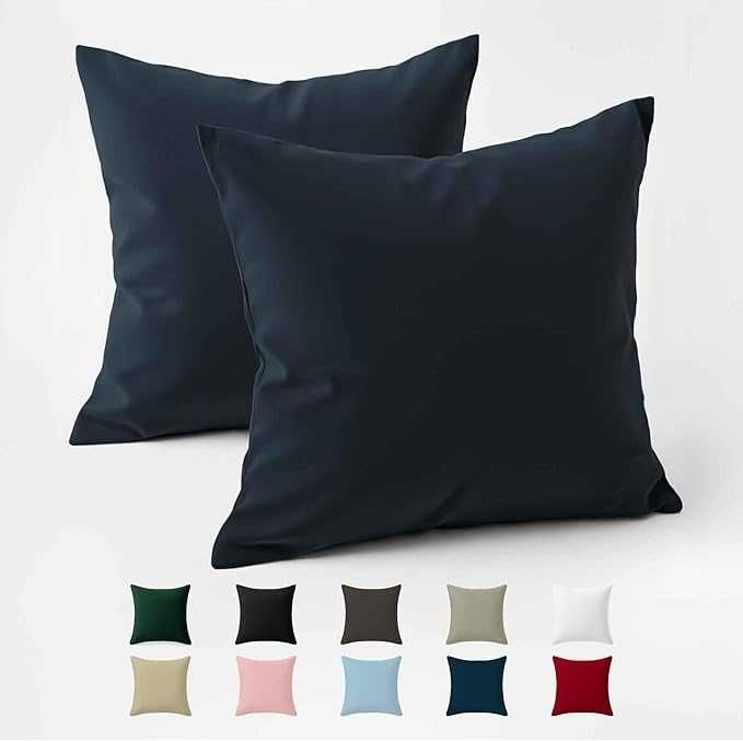 Dreamzie zestaw 2 poszewek bawełnianych 50x50 cm – granatowe