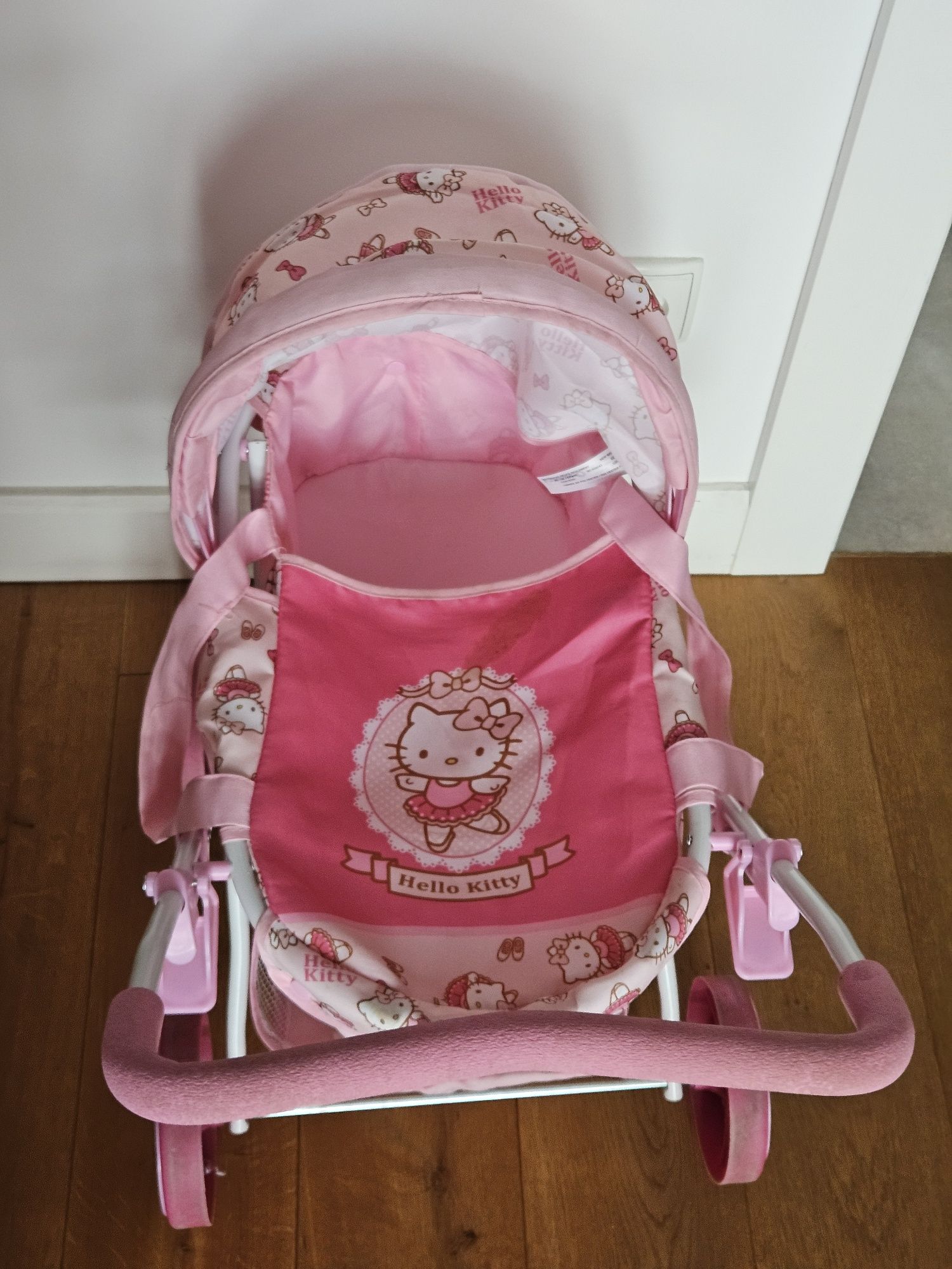Wózek dla lalek Hello Kitty,  różowy