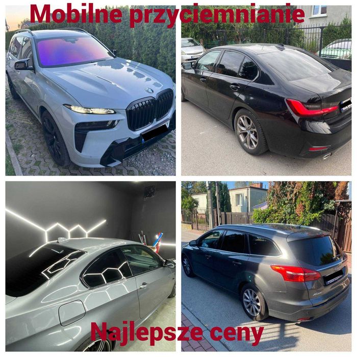 Przyciemnianie / oklejanie szyb