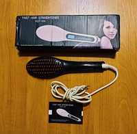 Электрорасческа выпрямитель для волос, FAST HAIR STRAIGHTENER HQT-906.