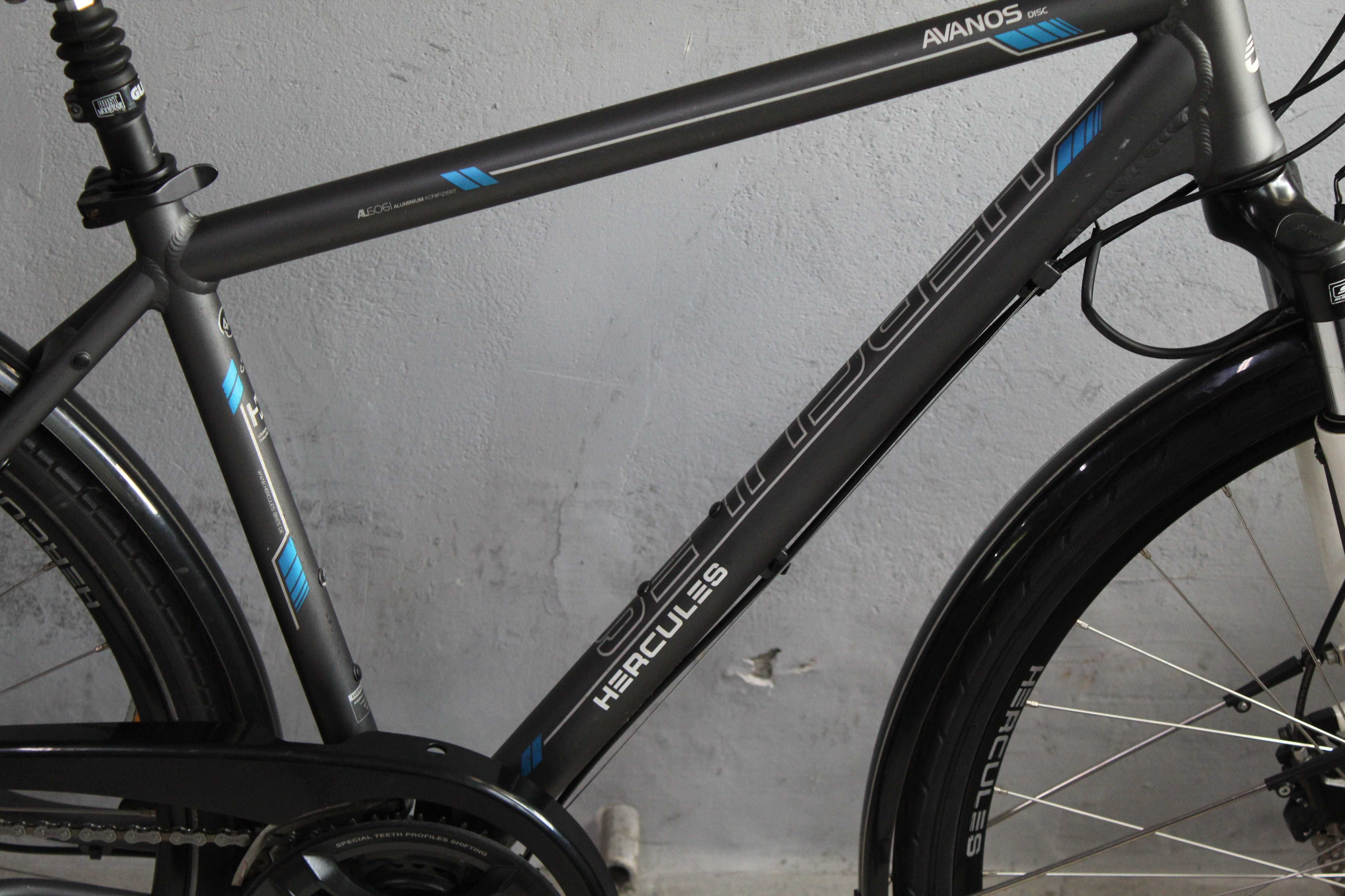 Rower trekkingowy HERCULES AVANOS ,Rama 48 cm, Koła 28",Alivio, Tarcze