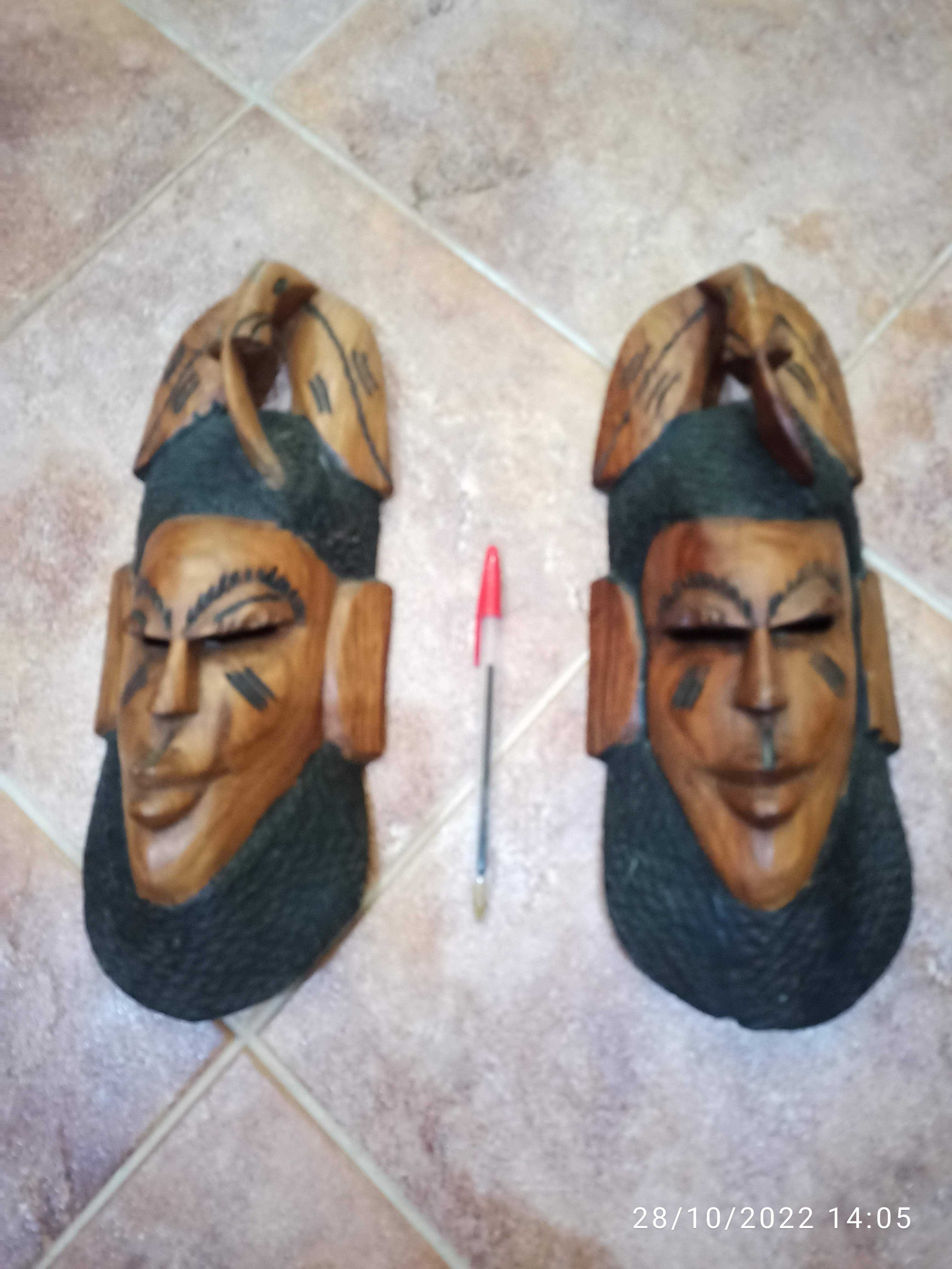 Máscaras africanas antigas