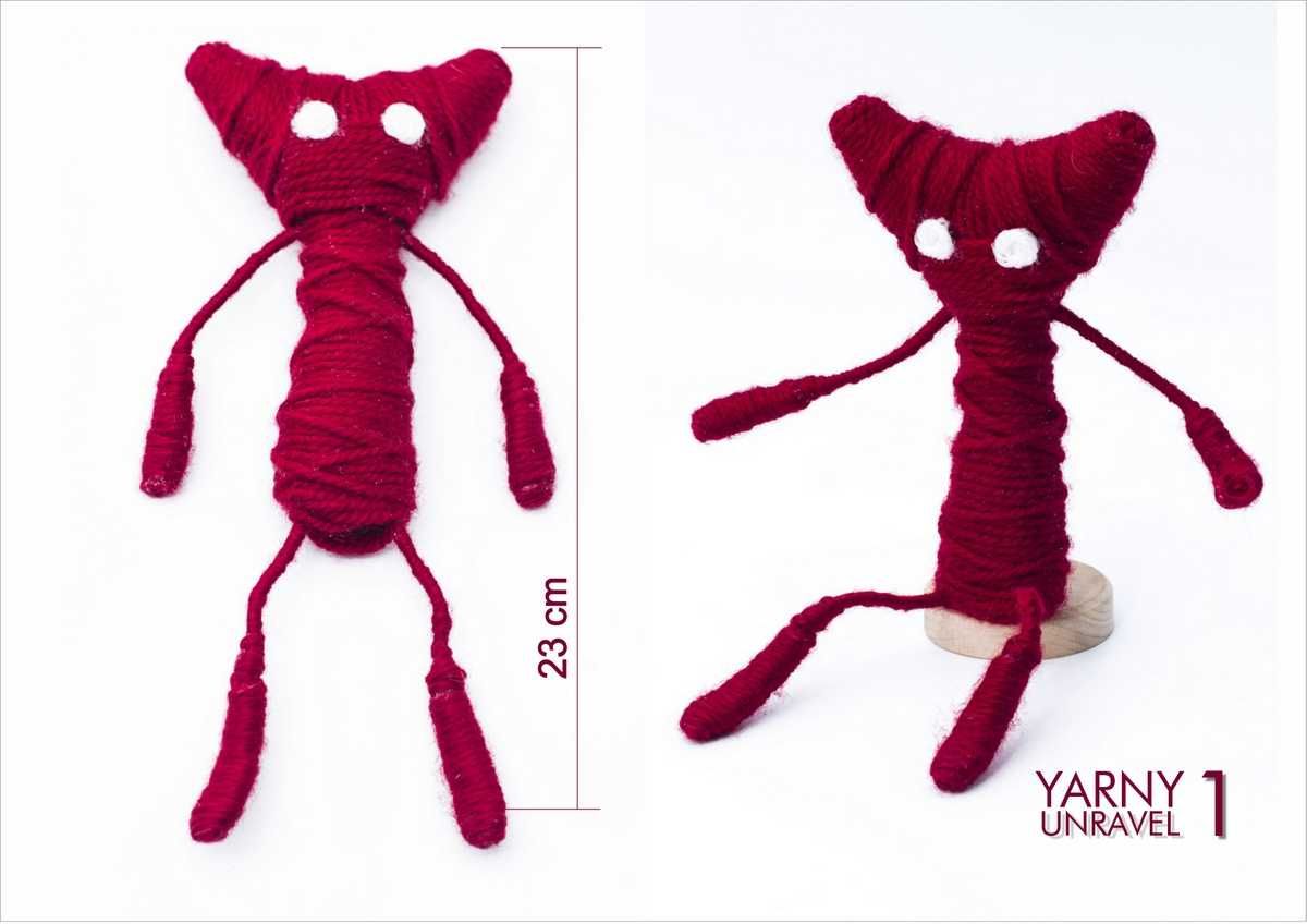 YARNY włóczka z gry UNRAVEL 5+ lat - wys. 23 cm