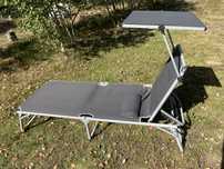 Leżak ogrodowy aluminiowy