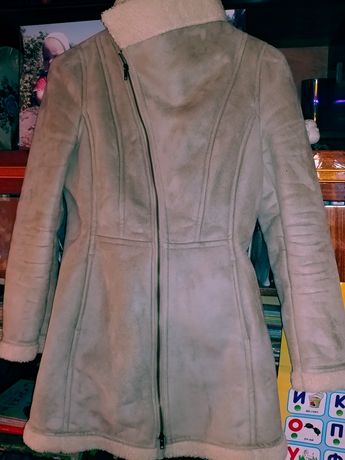 Бесплат дост дубленка зимние куртка пуховик пальто 150-160 размер