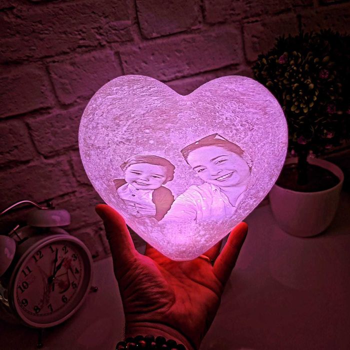 Candeeiros impressão 3D com fotografias