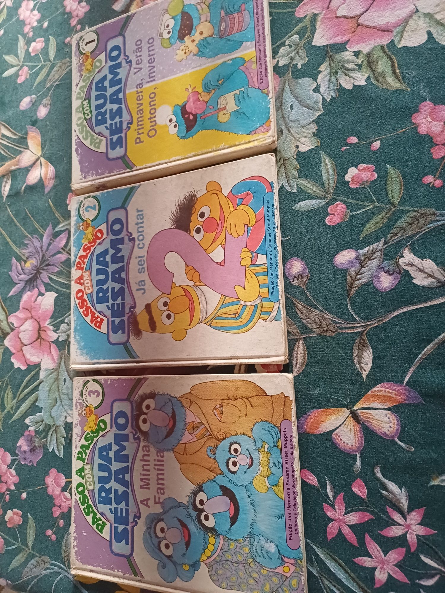 Lote 3 livros Rua Sesamo