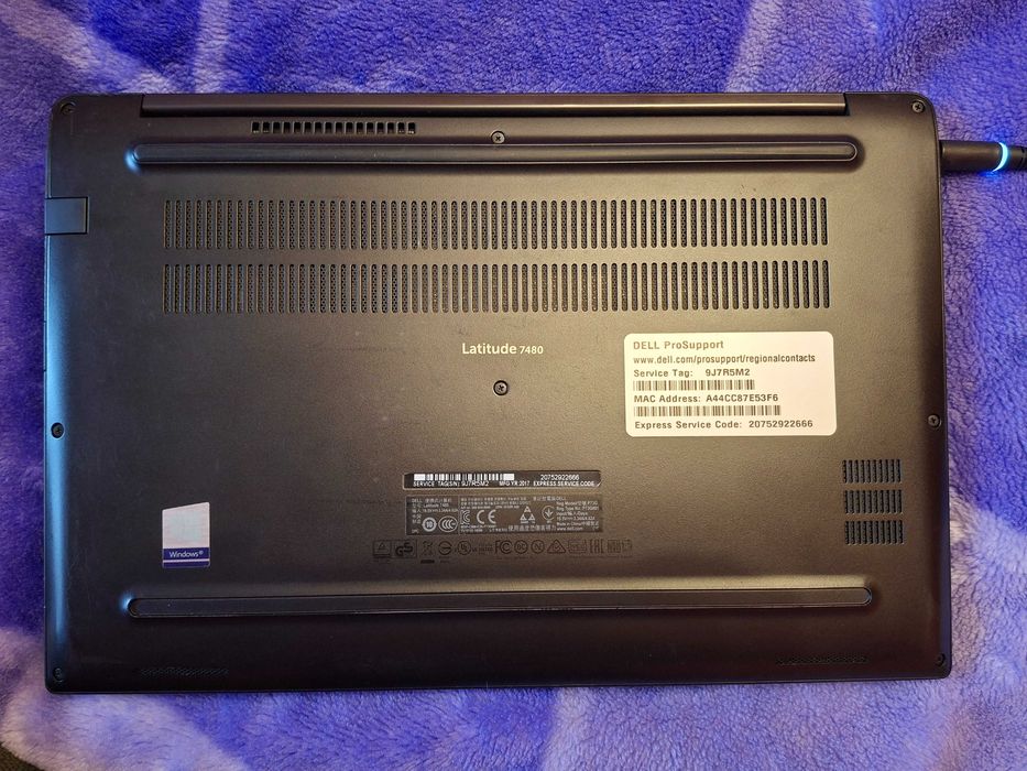 Ноутбук dell latitude 7480 p73g