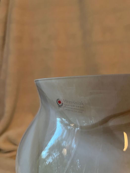 Dzbanek, wazon, flakon firmy Wrześniak glass work. Prezent, ozdoba