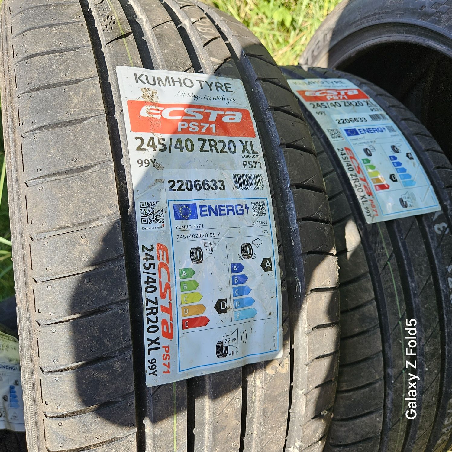 Nowe opony letnie 245/40/20 99Y XL Kumho Ecsta 2022 rok