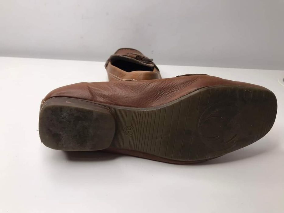 Mokasyny skórzane Carolina Donna Rozmiar 35