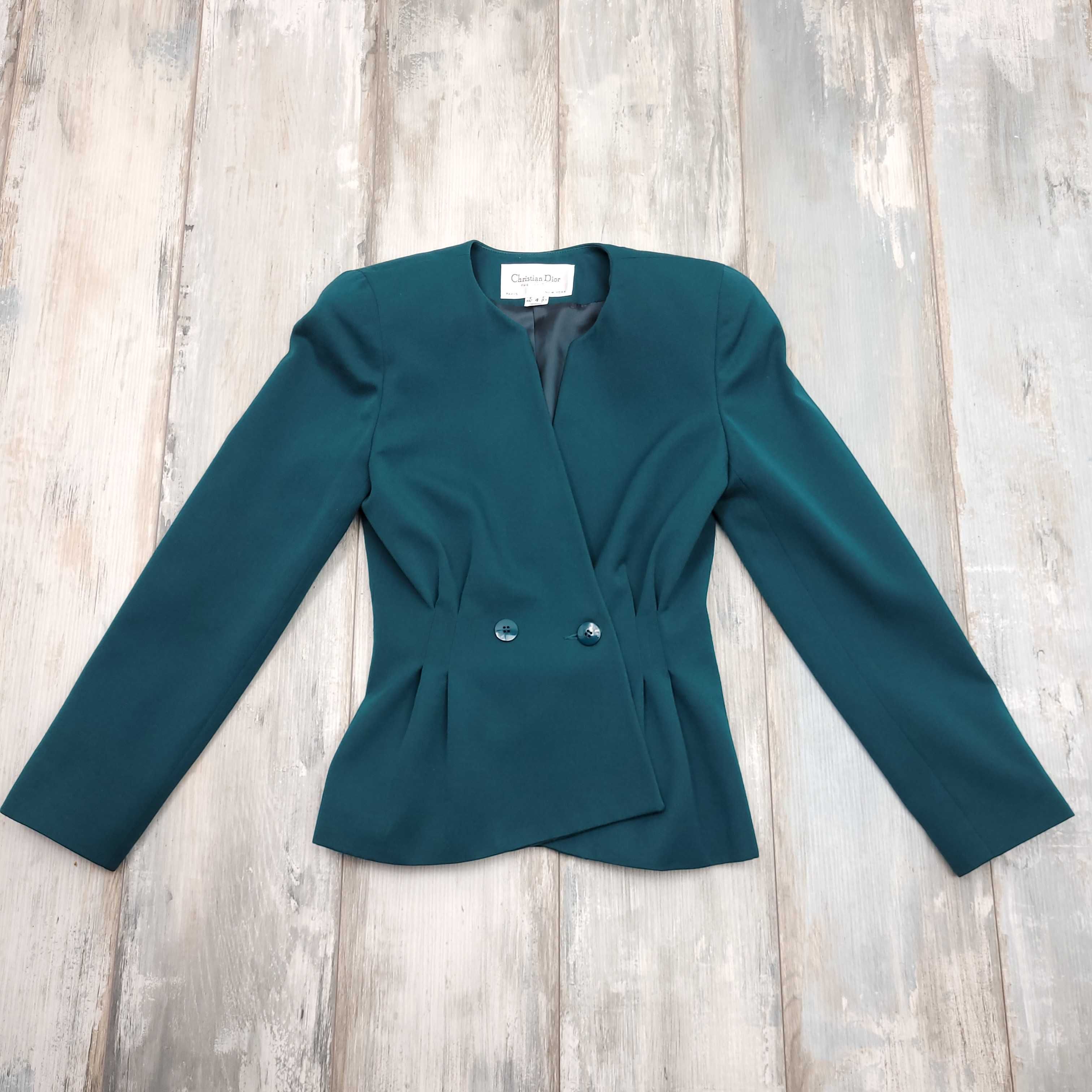 Christian Dior 1980 Vintage Blazer High End marynarka żakiet damski