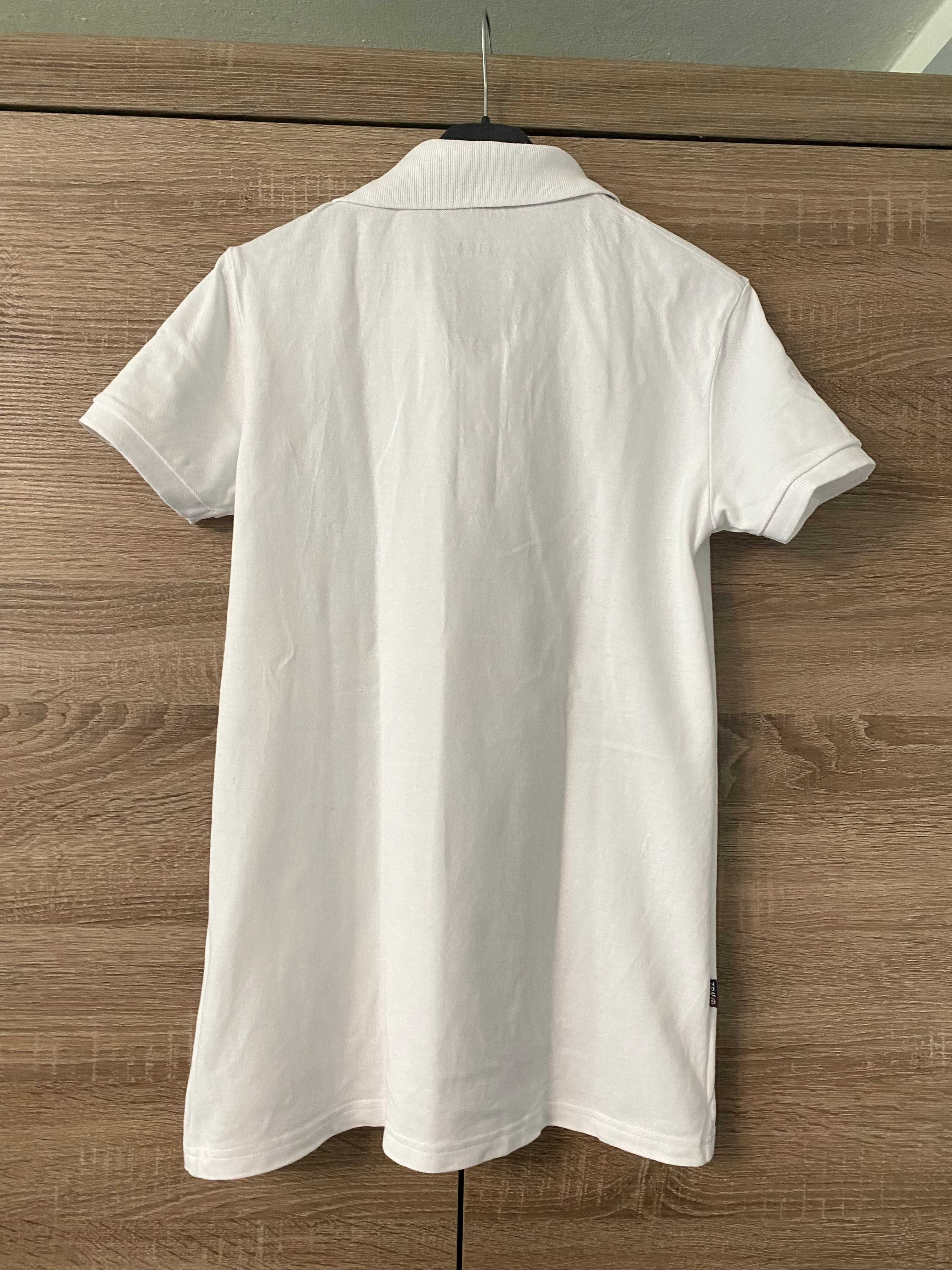 Męski t-shirt polo koszulka z kołnierzykiem S elegancka bawełniana