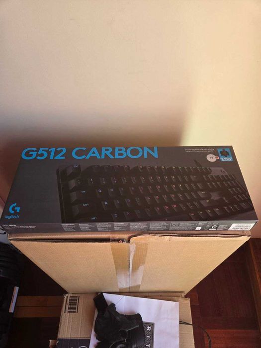 Teclado Mecânico Logitech G512 Carbon RGB (*NOVO*)